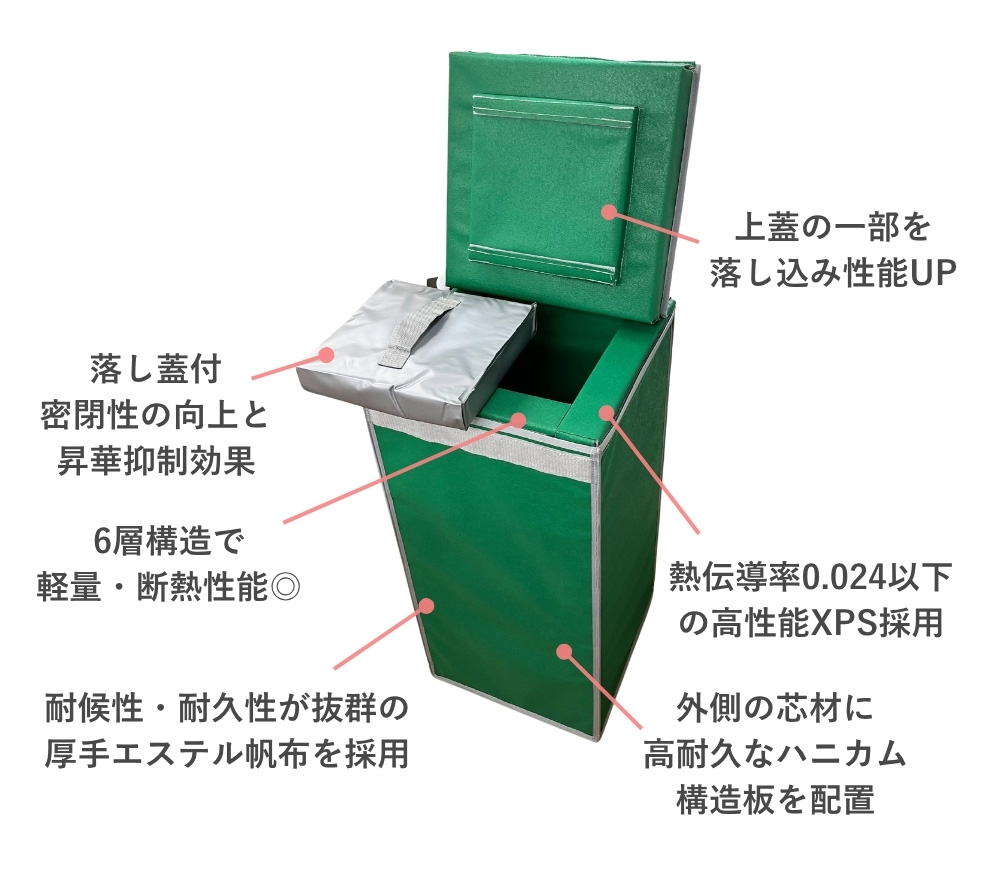 ドライアイス用ストッカーホワイトバリーン